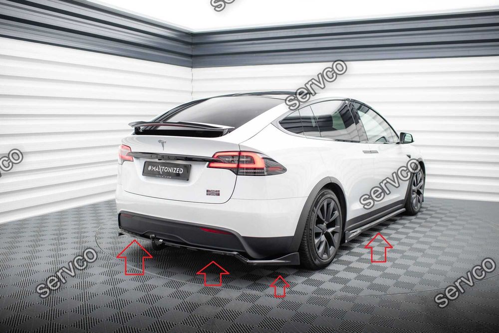 Body kit tuning Tesla Model X Mk1 Facelift 2021- v2 - Maxton Design