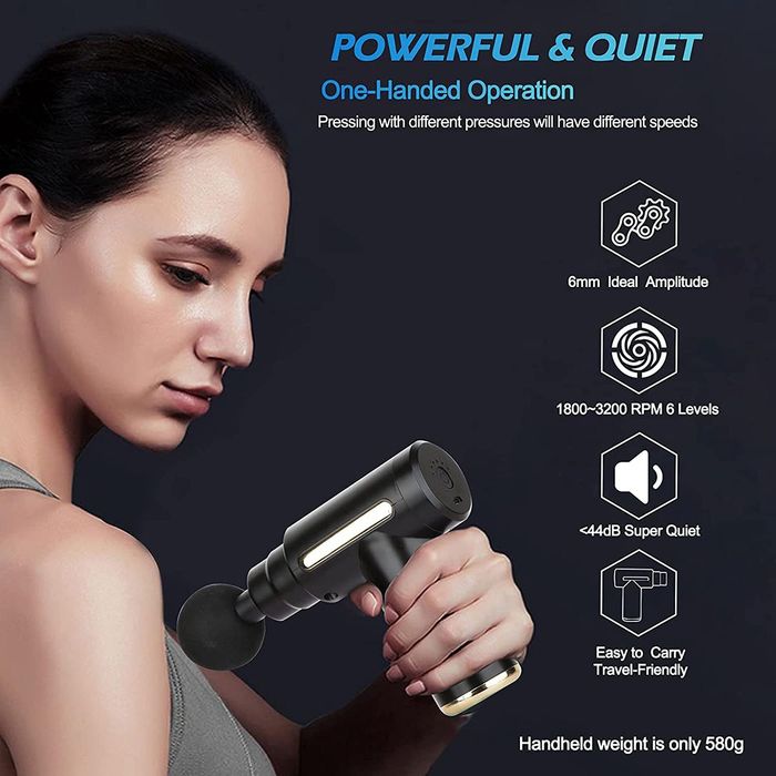 Massajor pistolet 5 nasadkali