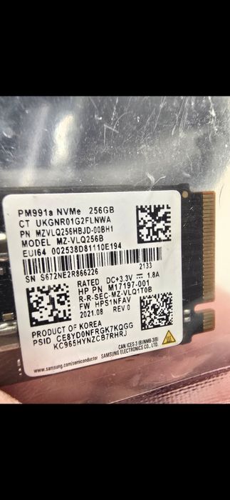 Диски  Nvme 256 gb