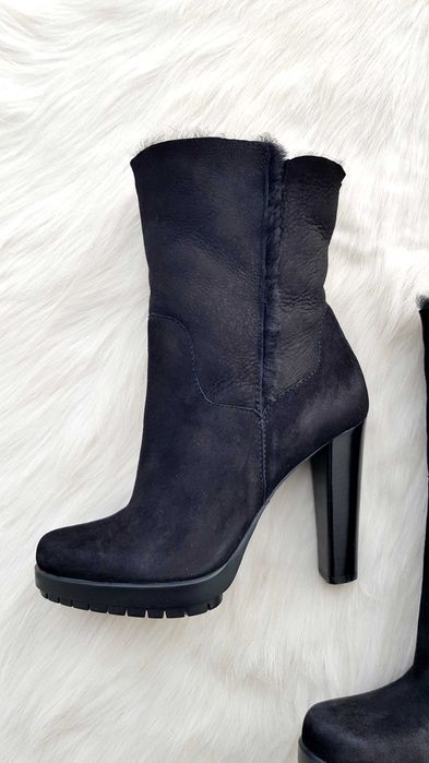 Дамски ботуши Calvin Klein агнешка кожа №40- НОВИ