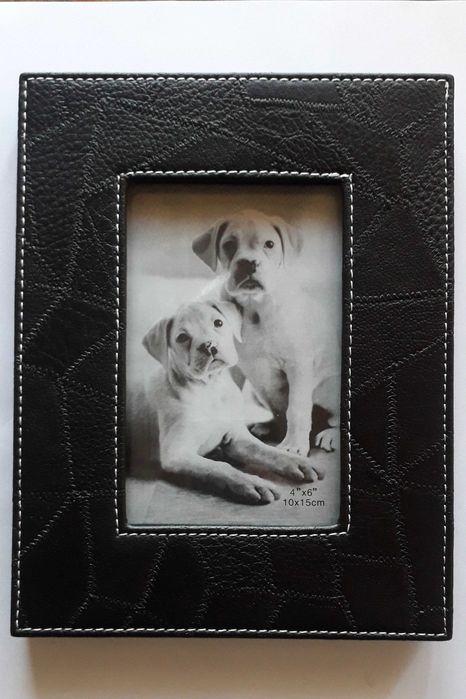 рамка за снимки детска кожена луксозна нова