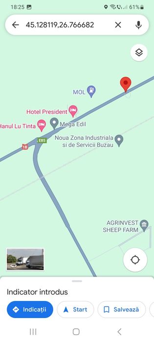 Teren de închiriat sau de vanzare pe E85, Hanu' lui Tinta