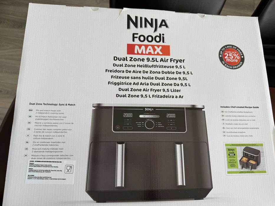 [ НОВ > Ninja AF400EU Airfryer / еър фрайър Фритюрник с горещ въздух