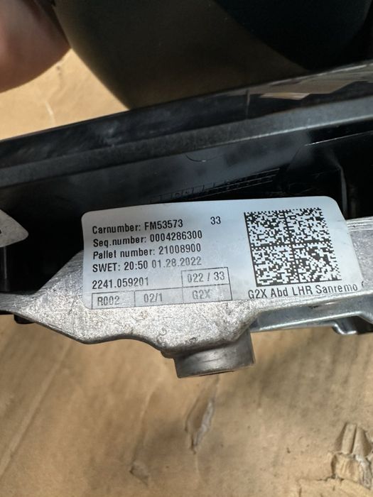 Bmw G26 дясно огледало с камера