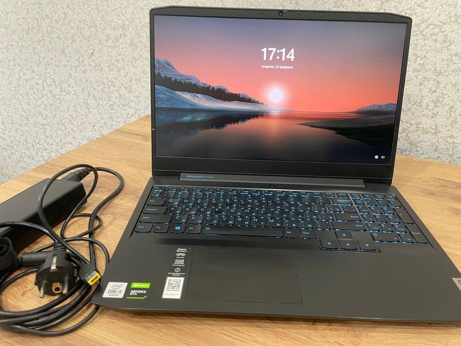 Мощный игровой ноутбук i5 / GTX 1650 Ti / 16GB