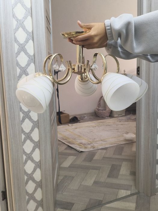 продажа 3 люстры