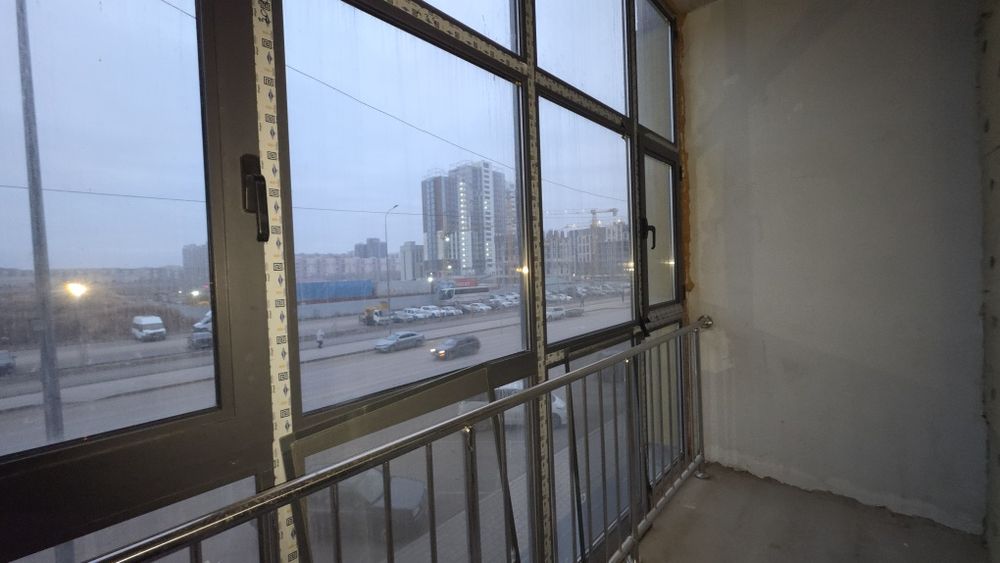 Окно алюминий балконное