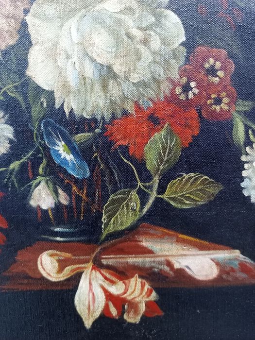 Бароков натюрморт 70х81см в рамка с истинска позлата (Gold Leaf)