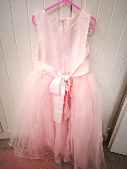 Детска розова рокля