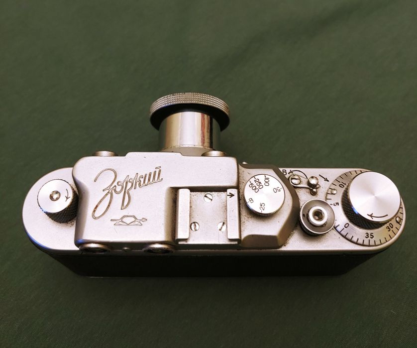 Фотоаппарат Зоркий 1 1950-х годов объектив Индустар 50 тубус