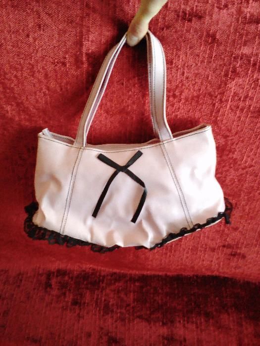 С намалена цена: Уникална бутикова чанта розови монокини с подарък