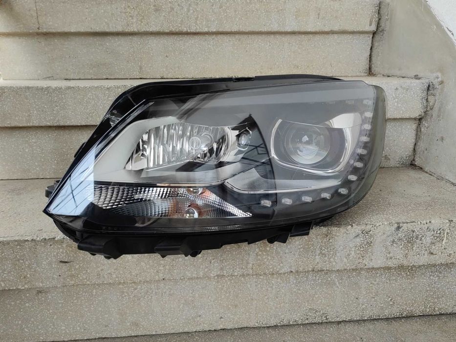 Фар VW Touran Bi-Xenon LED ляв / Фар Фолксваген Туаран / Фар VW Caddy / Фар Кади Оригинален