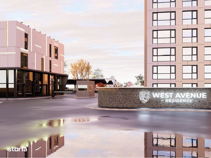 2 camere decomandat West Avenue - 1 km Auchan Militari +TVA