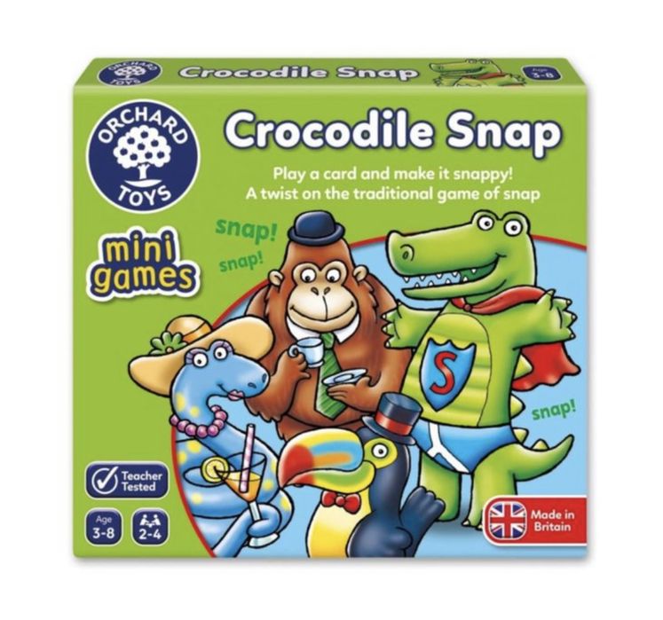 Joc de societate pentru copii Crocodile Snap- Orchard toys