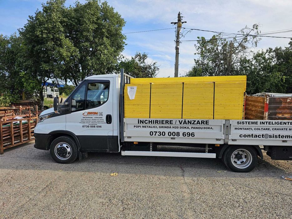 Popi, grinda doka H20, panou galben, placa Doka, montanti, cravate