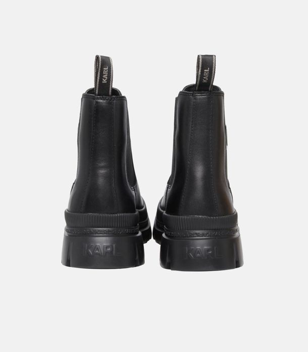 Мъжки боти естествена кожа оригинални Carl Lagerfeld