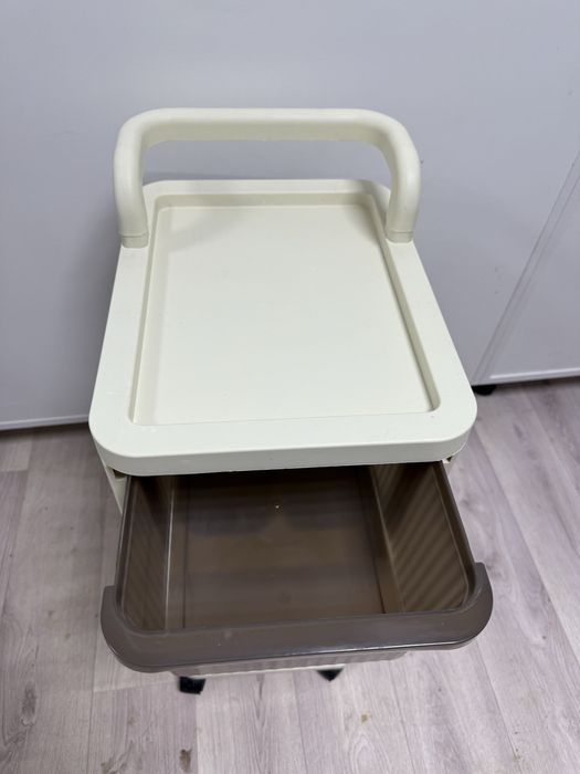 Пластиковая этажерка комод