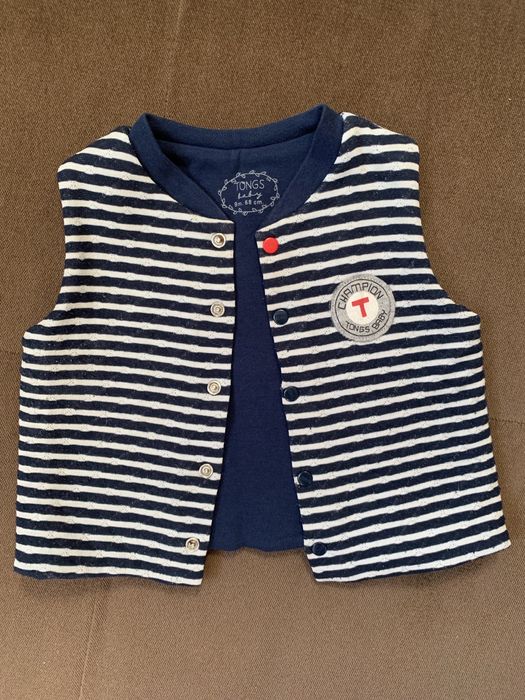 Жилет для малыша 6-9 мес