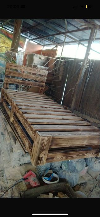 Кровать из паллет