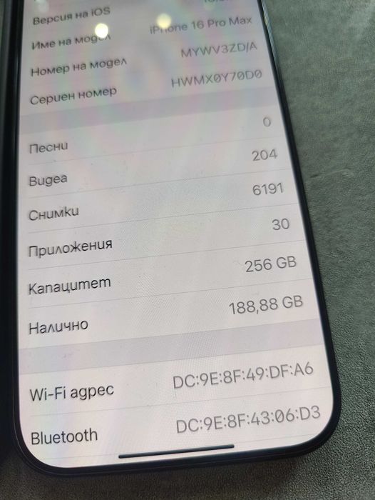 Iphone 16 Pro Max 256Gb