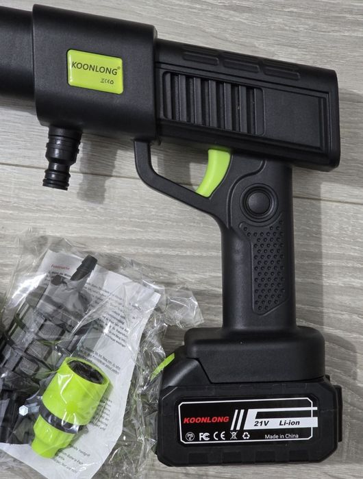 Aparat de spălat cu presiune portabil, compatibil baterii Makita 21V