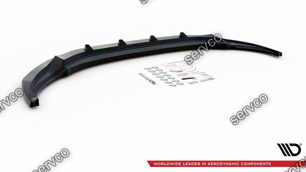 Prelungire splitter bara fata Volkswagen Tiguan R R-Line Mk2 Facelift 2020- v4 - Maxton Design