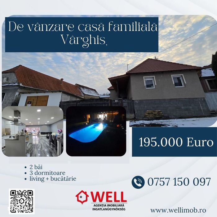 De vânzare casă familială în loc. Vârghiș