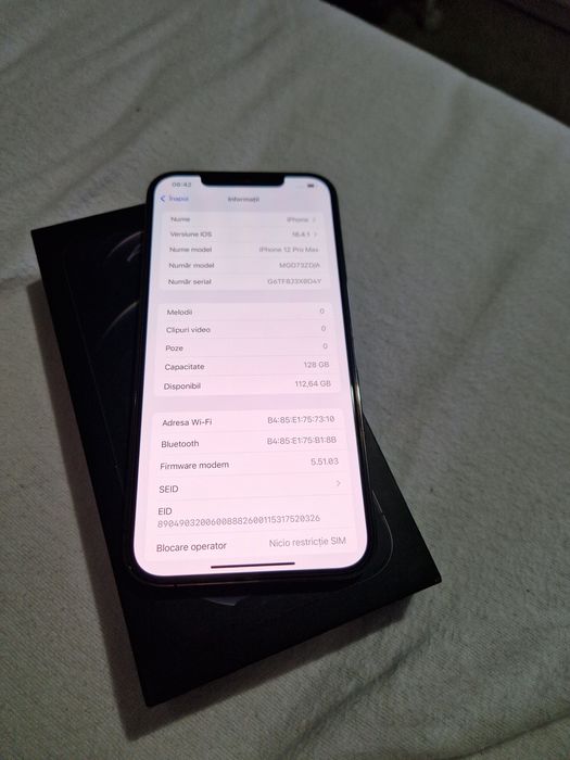 iPhone 12 Pro Max 128 gb fullbox
