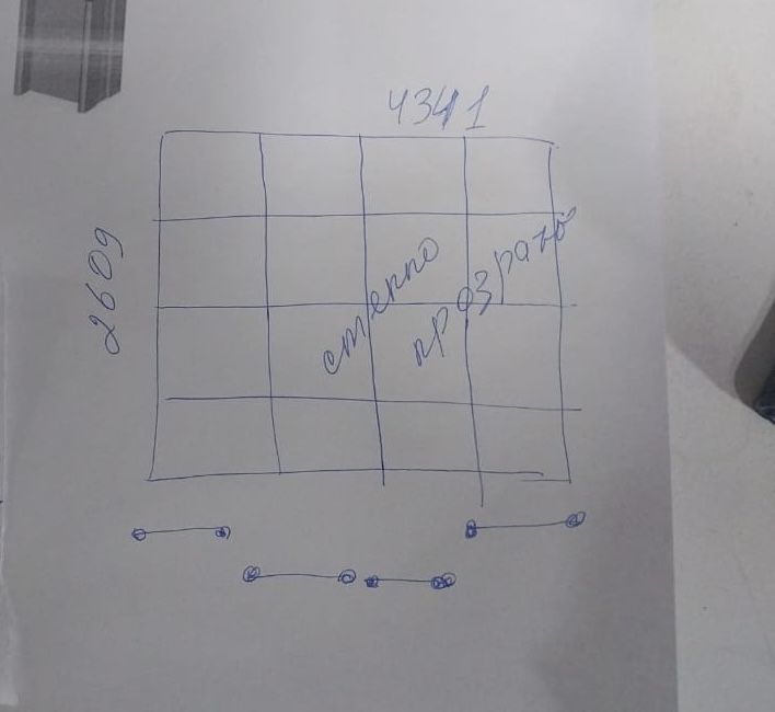 Стеклянная перегородка раздвижная