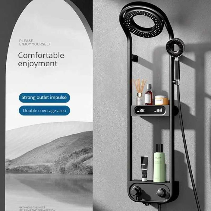 Модерен мултифункционален душ за баня с дисплей