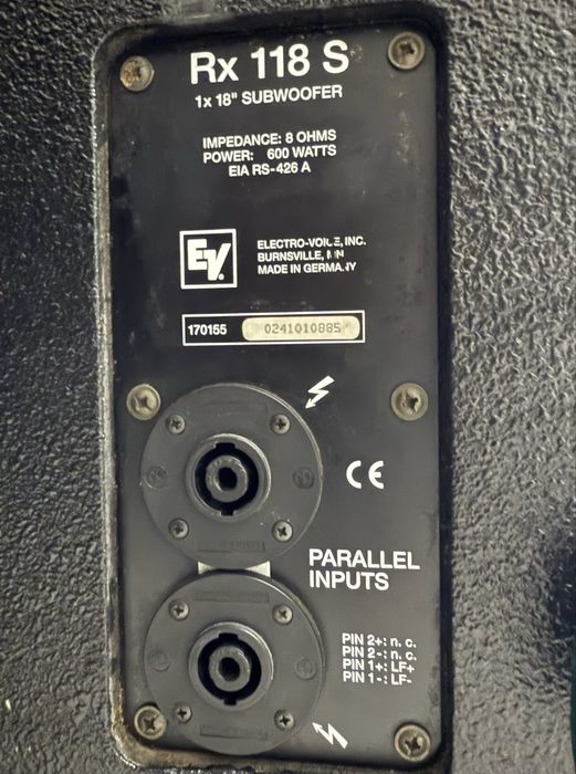 Vand basi Electrovoice EV RX118-S