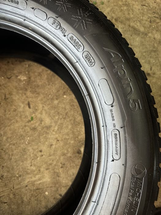 215/55 R16 Michelin Alpin 5 7.29 mm
