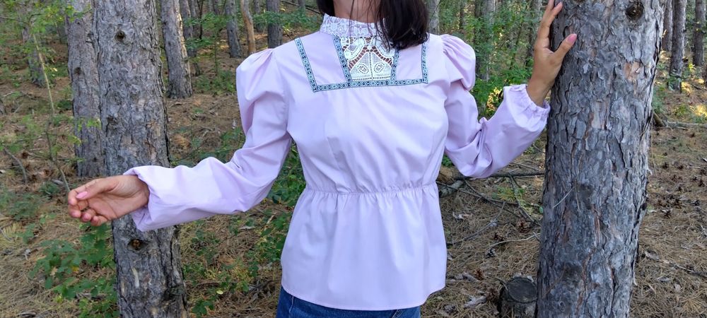 Дамски блузи ръчна изработка