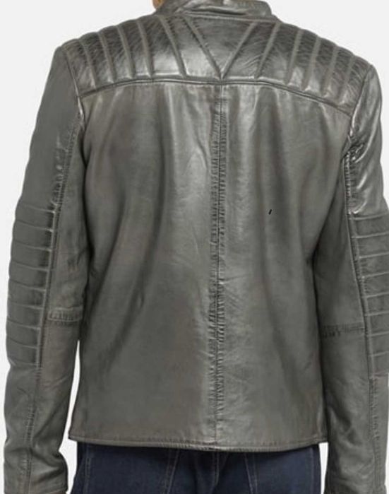 Ново мъжко кожено яке - размер L