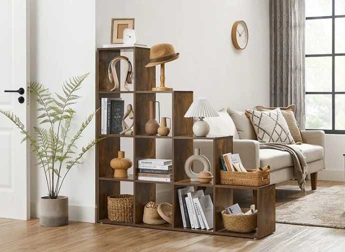 Comoda TV si biblioteca (etajera) in stil rustic