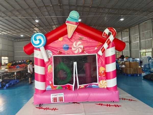 Детски надуваеми батути с пързалки за игра