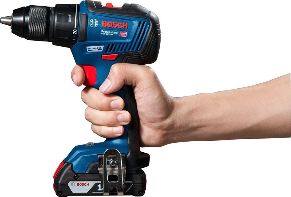 BOSCH original Шуруповёрт GSR 18V-50 (2x2,0 Ah)
Professiona