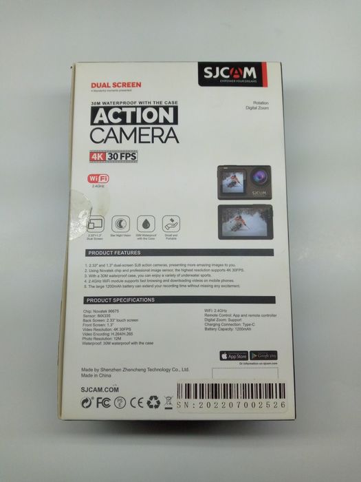 Экшн камера SJCAM SJ8 Dual Screen