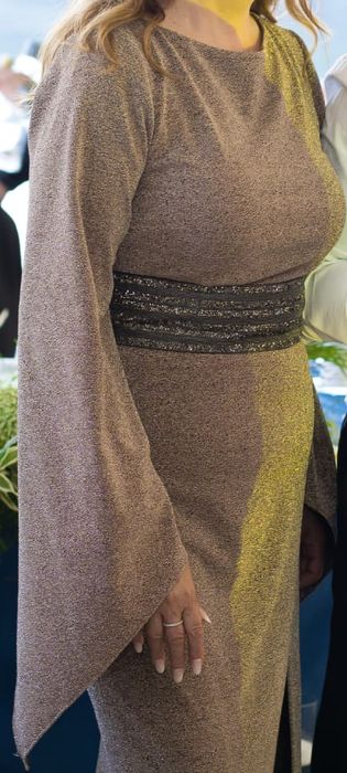 Vand rochita ocazii,lurex nisip.