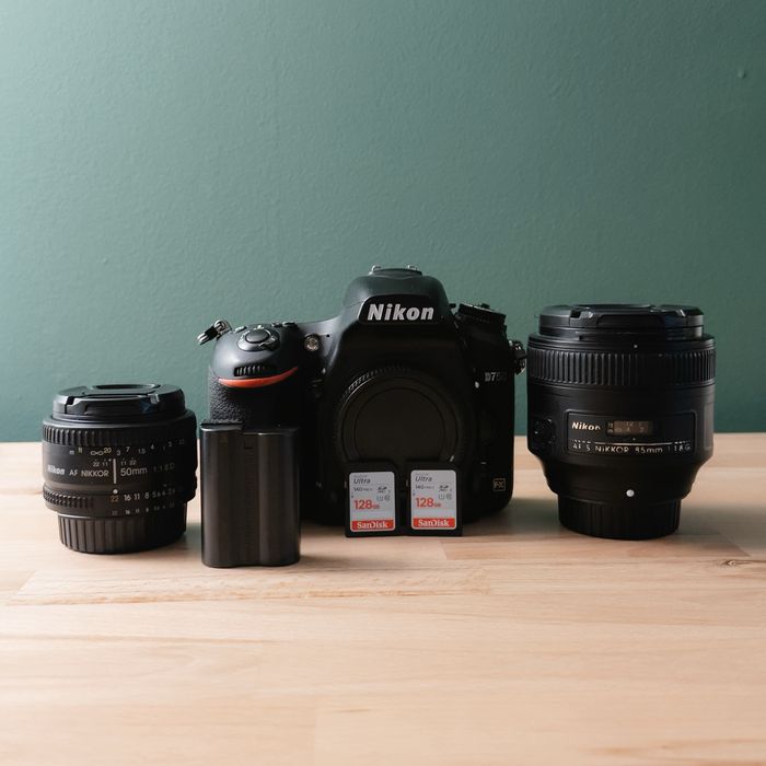 Nikon d750 + Nikon 85 1.8 G + Nikon 50 1.8 D
