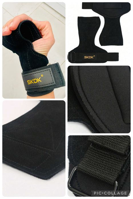 Грипове за тежести/фитнес/кросфит/лостове кожени