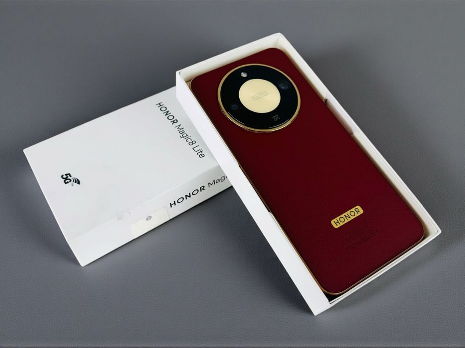 НОВ! Honor Magic 8 Lite 512GB 8RAM Reddish Brown 2г. Гаранция!