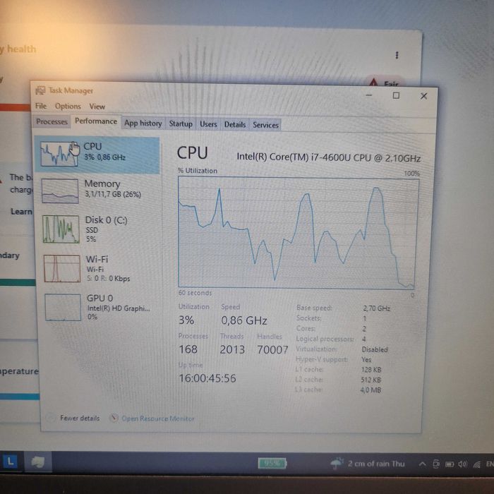 Laptop Lenovo ThinkPad T440 - 256GB SSD, i7 4600 CPU, 12GB RAM