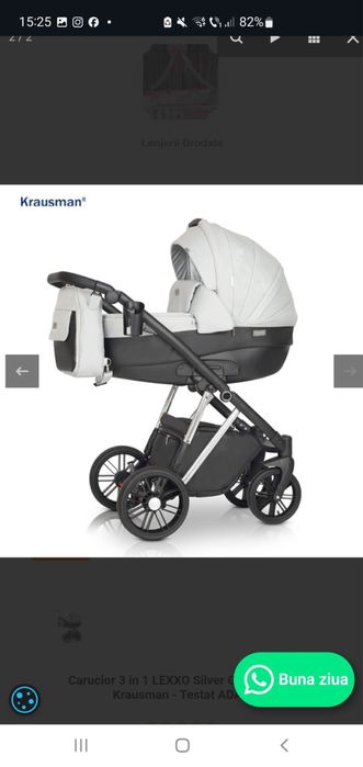 Vand Krausman – Carucior 3 in 1 LEXXO