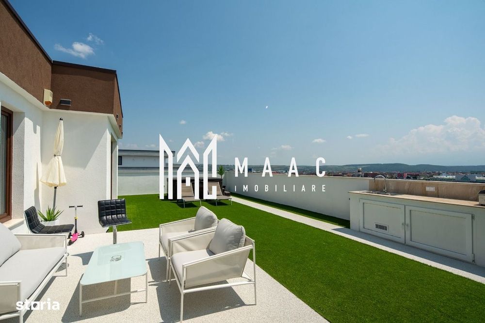 Penthouse 4 camere | Doamna Stanca, Sibiu | 140 mp, 3 terase