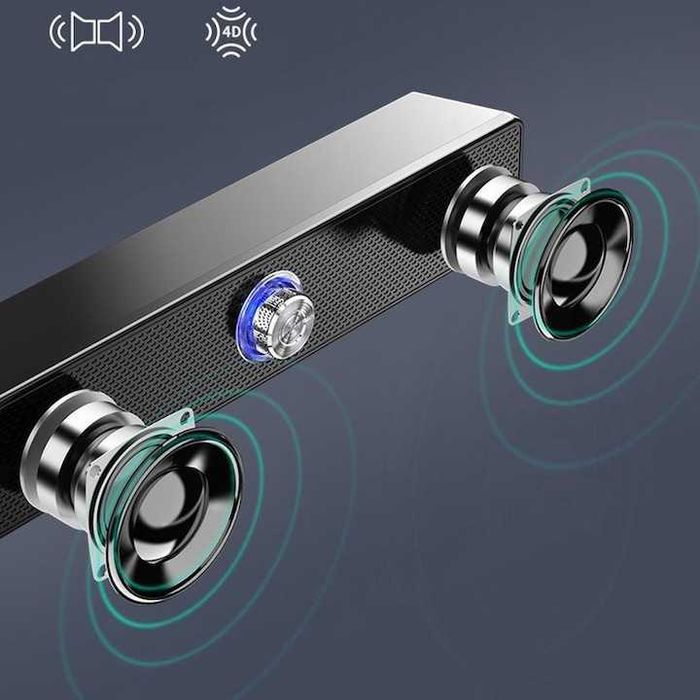 Boxa PC BOMSTOM, Bluetooth 5.0, Sunet Stereo