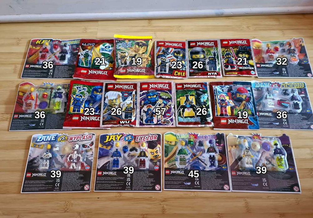 Figurine Lego Ninjago, in seturi mici, SIGILATE (foil packs]