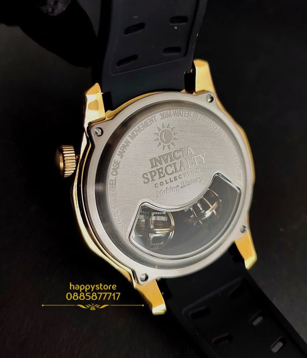 INVICTA Specialty Gold/Black 46 mm, Инвикта нов ръчен часовник