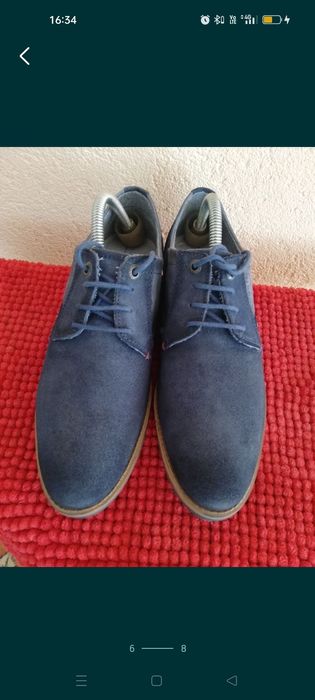 Pantofi Bugatti nr 43 piele întoarsă