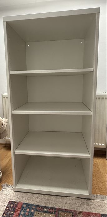 Dulap cu rafturi Ikea Stuva 128x60x49 alb, stare bună.